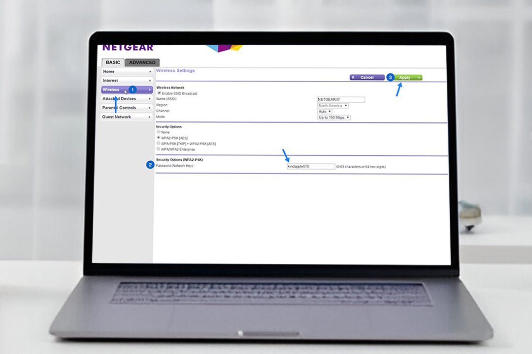 Change Password on Netgear Router