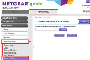 Manual Firmware Update on the Web