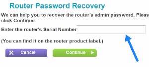 Router Password Recovery